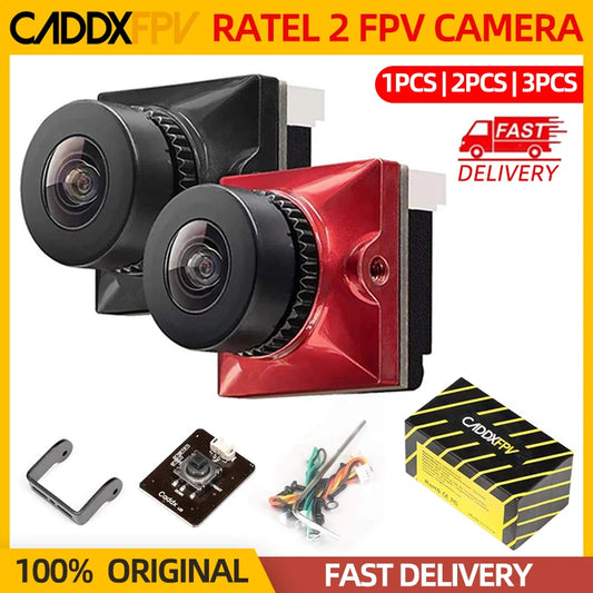 1/2/3PCS Caddx Ratel 2 V2 / PRO FPV Camera Ratel2 2.1mm Lens 16:9/4:3 NTSC/PAL Switchable Micro FPV Camera Drone Quadcopter